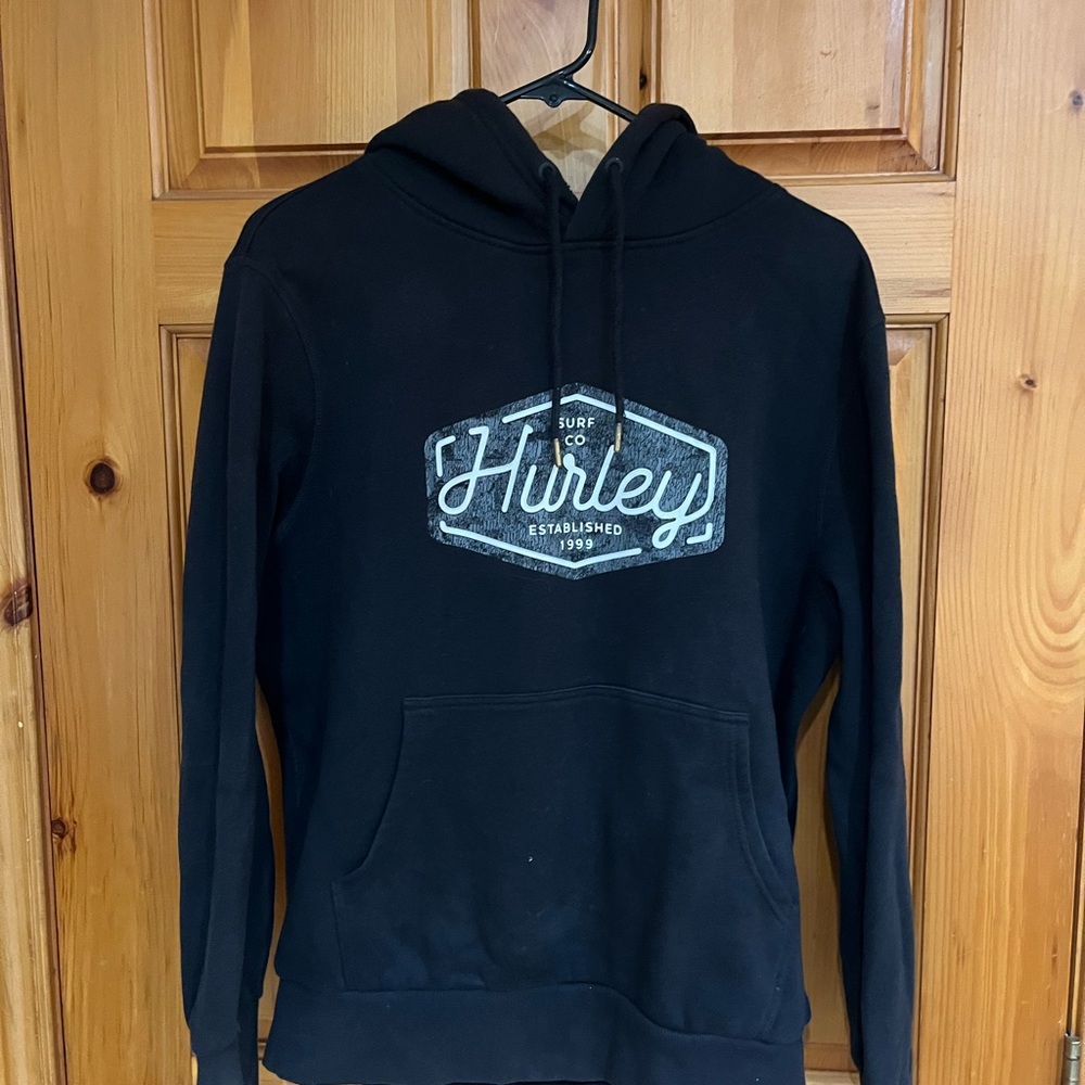 Hurley Men's Black Hoodie Sweater